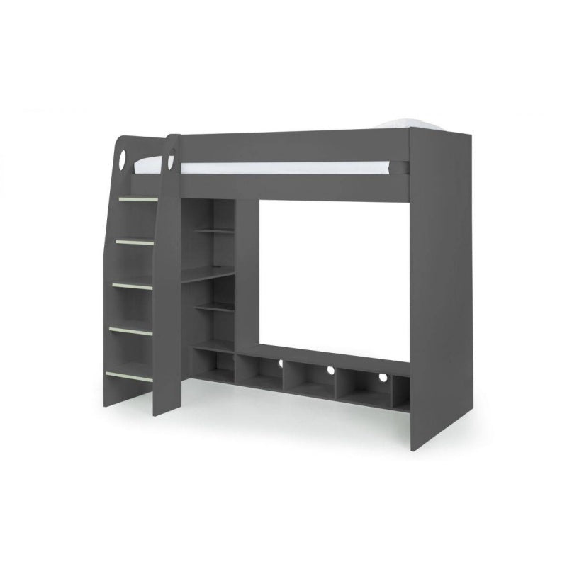 Julian Bowen Nebula Gaming Bed With Desk - White