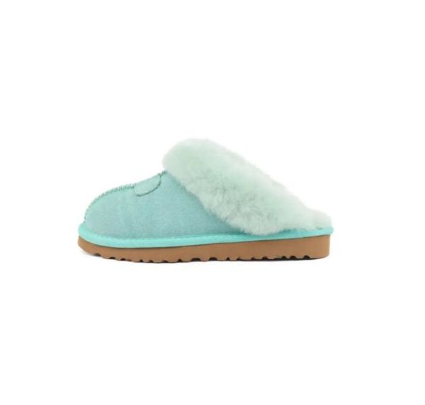 Fashion Women Soft Fluffy Warm On House Slipper Anti-Skid Cozy Plush for Classic scuffs slippers