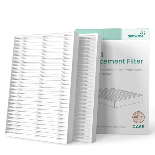 Grownsy 2PCS HEPA Filters, Replacement Accessories Compatible with GROWNSY, Momcozy & Papablic Bottle Washer, Easy to Install, Premium Air Filter for
