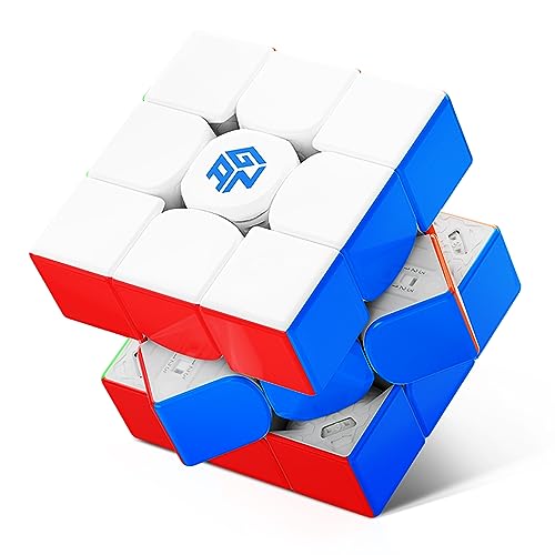 GAN 14 Maglev Pro Magnetic Speed Cube UV 3x3 with Pro Level Anti-POP and 1296 Customizable Feels, Brain Teasers 3D Puzzle Toy for Kids Adults Travel G