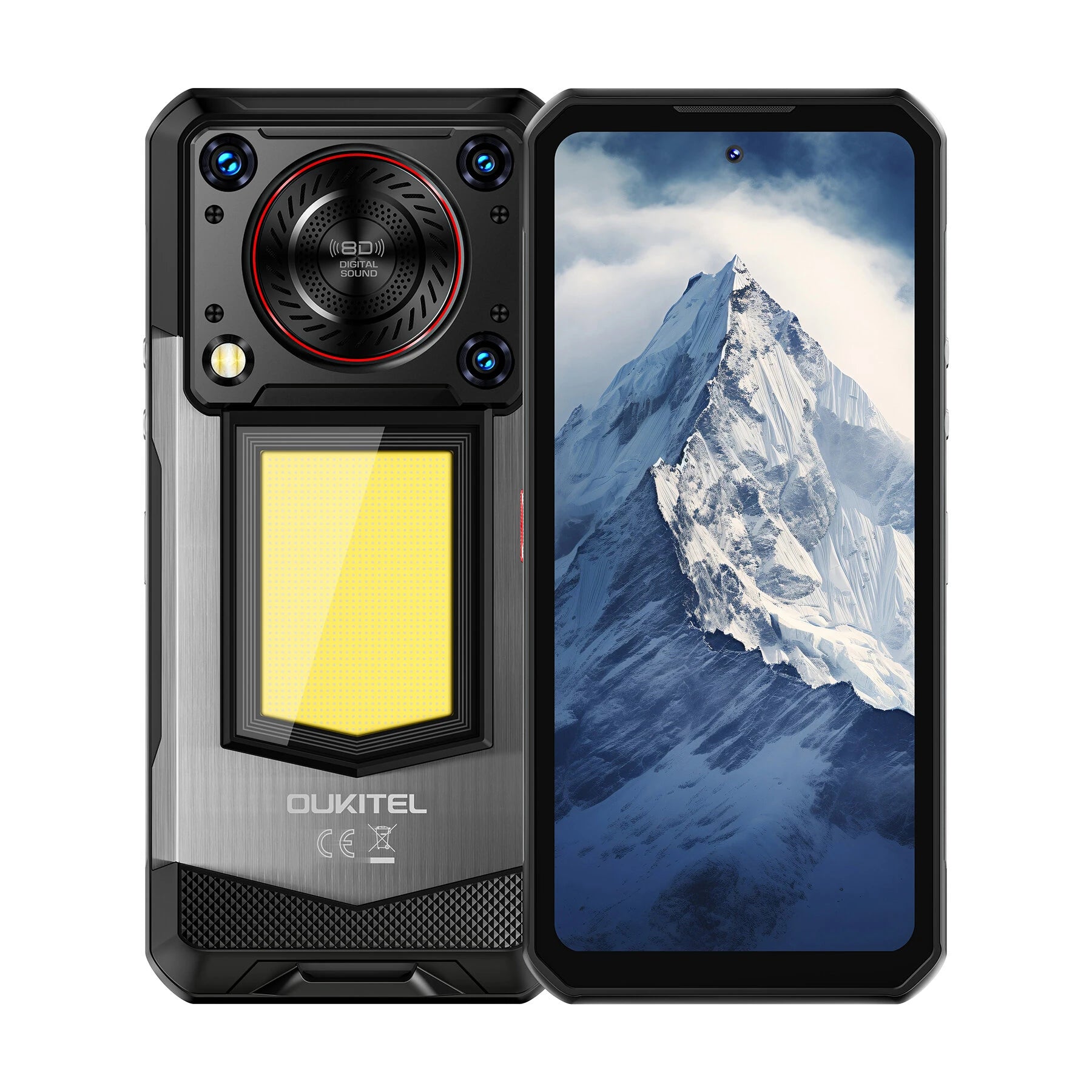 [EU Direct] Oukitel WP56 5G 128dB Loudspeaker Camping Light 36GB 512GB 108MP Camera 6.8 inch 120Hz 16000mAh 45W Fast Cha