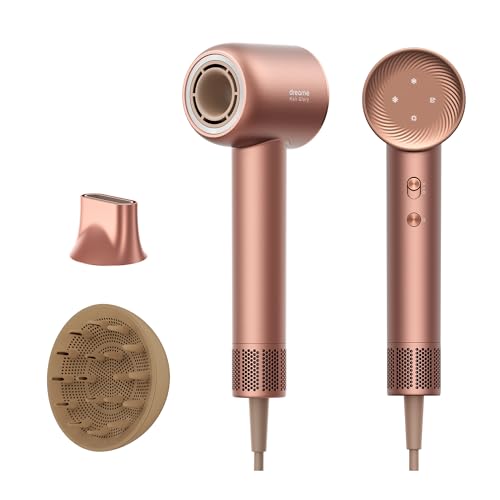 DREAME Hair Glory Combo High-Speed Hair Dryer, 110,000 RPM Motor, 300 Million Negative Ions, Fast-Dry in 2 Minutes, Lightweight & Quiet, Smart Temp Co
