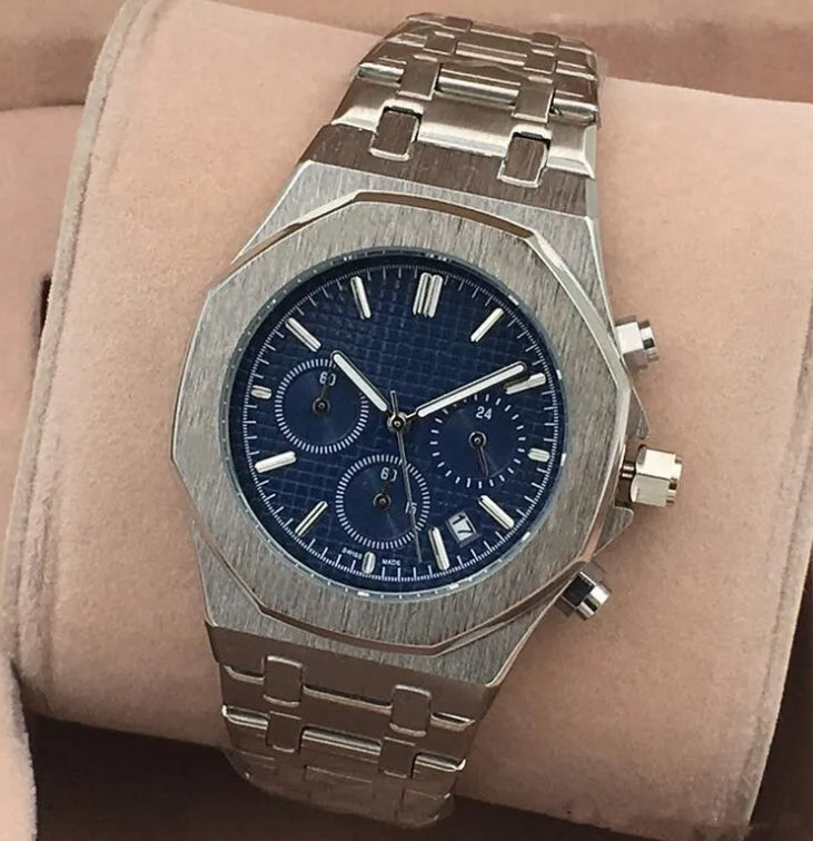 Famous all dials working classic designer watch 6-pins Automatic date watch limited edition mechanical wind Men Watches Large dial man quartz clock