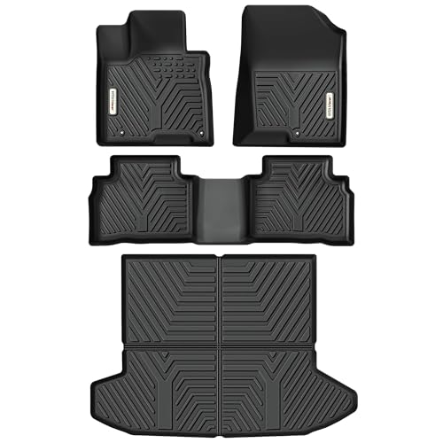 YITAMOTOR Floor Mats Compatible with 2022-2025 Hyundai Tucson(NOT for Hybrid) All Weather Protection TPE Non-Slip Automotive Floor Liners & Trunk Mat