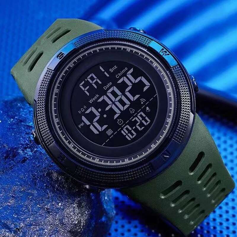 Men&#039;s Digital Watches Waterproof Outdoor Men Fiess Electronic Watch Military Sports Clock Kids Gifts