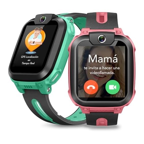 imoo Z1 Reloj Inteligente Niño, Reloj Sim Niños con 4G HD Vídeo de Larga Duración y Llamadas Telefónica Smartwatch Niños IPX8 Resistente al Agua