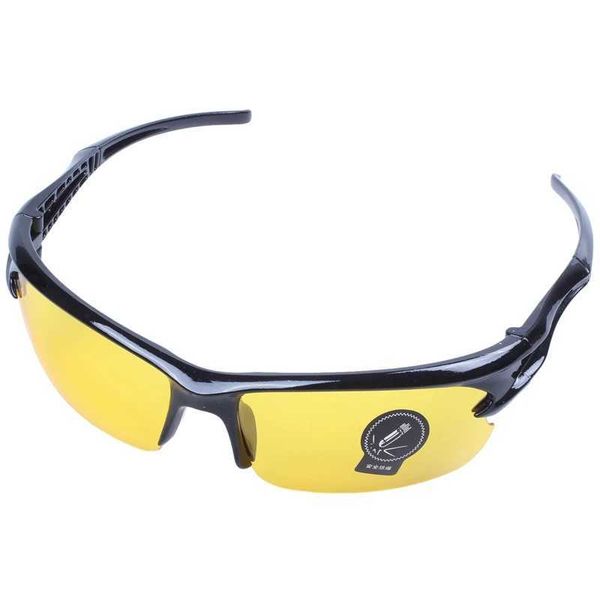 Cycling Sunglasses black frame yellow Night Vision sheet outdoor equipmentXJ240829