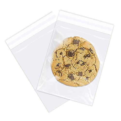 4" x 6" (1000 Count) Clear Small Cellophane Bags - Self Sealing Cello Plastic Poly Bags- for Photo, Jewely, Bakey, Treats, Candies 4" x 6" 1000 Pack