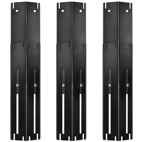 GasSaf Adjustable Heat Plate Shield, Universal Heat Plates for Expert Grill Parts Extend from 11.75" up to 21" L, Flame Tamer Replacement Part for Cha