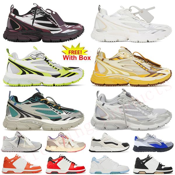 2025 With Box Top Quality Running Shoes Kick Offs Out Of Office Loafers Sneakers Low Be Right Back Red Dark Pink Mens Women Platform Trainer