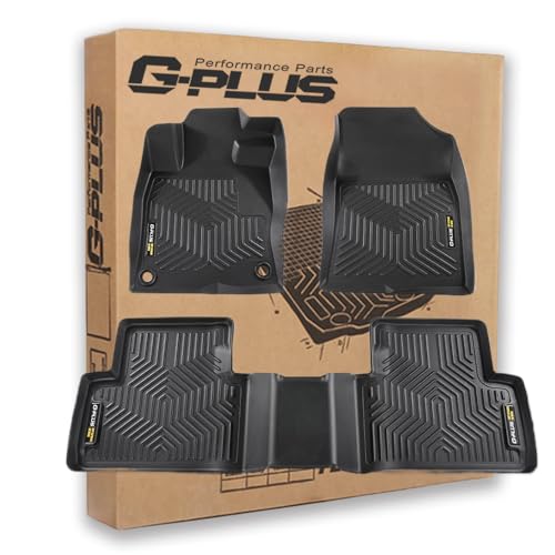 G-PLUS Floor Mats 3pcs Compatible with Honda Civic Coupe Sedan 2016-2021 & Civic Hatchback 2017-2021, Fit Honda Insight 2016-2021 All Weather Protecti