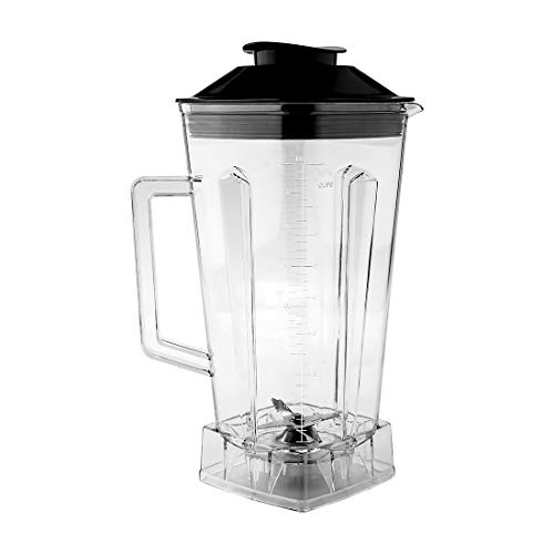 64OZ Container suitable for vitamix blender,smoothie blender cup Compatible with Vitamix 5200,with Blade and Lid