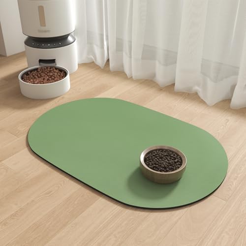 Absorbent Dog Food Mat-Dog Mat for Food and Water Bowl, Quick Dry Pet Food Mat, No Stains Cat Feeding mat, Cat Accessories Pet Supplies Mat for Messy