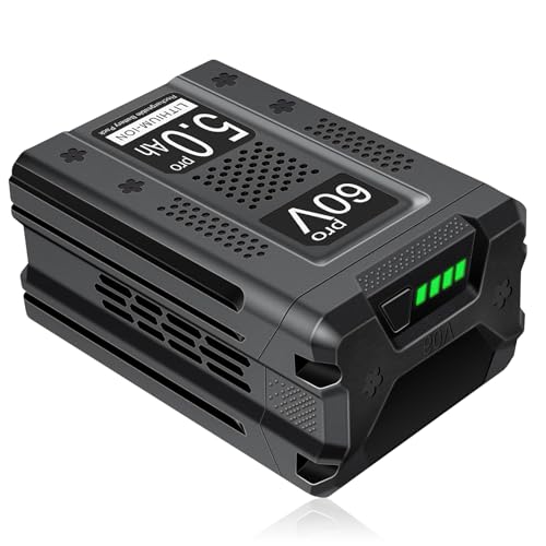 CPY 5.0Ah 60V Battery Replacement for Greenworks 60V Battery Tools Compatible with Greenworks 60V Cordless Power Tools 60V Lithium Battery LB60A03 LB6