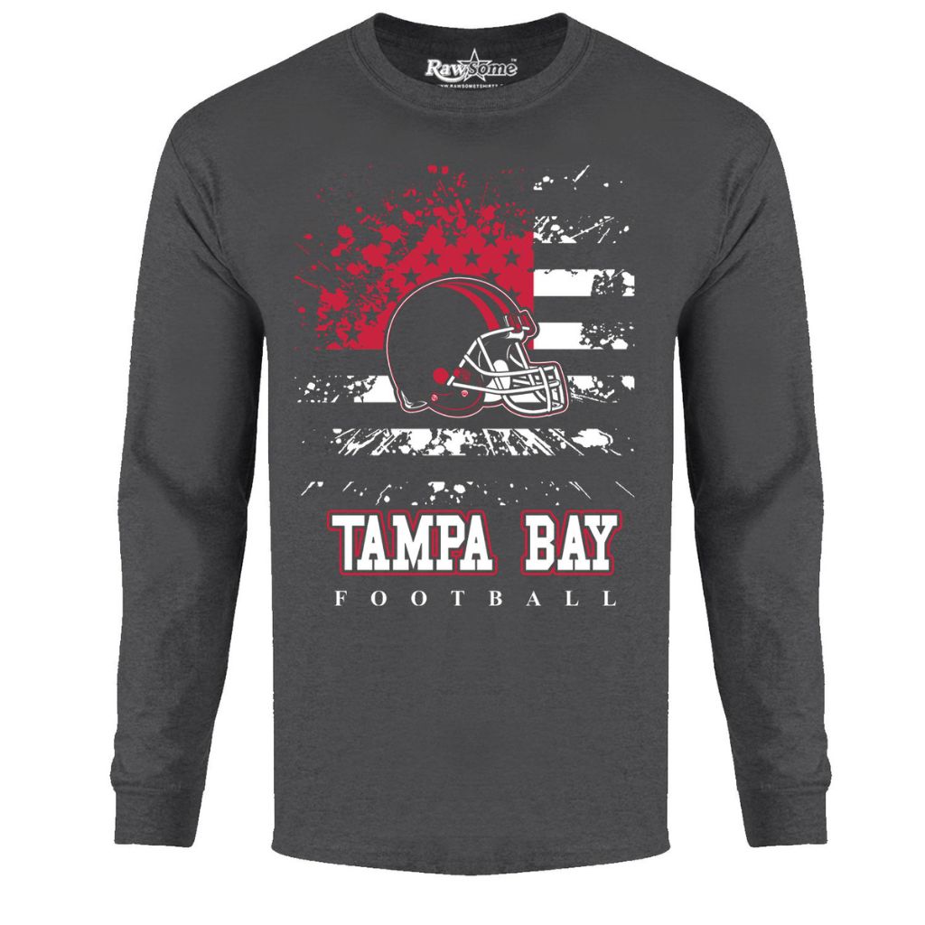 Men's Star-Spangled Football Long-Sleeve Shirts - X-Large - Tampa Bay