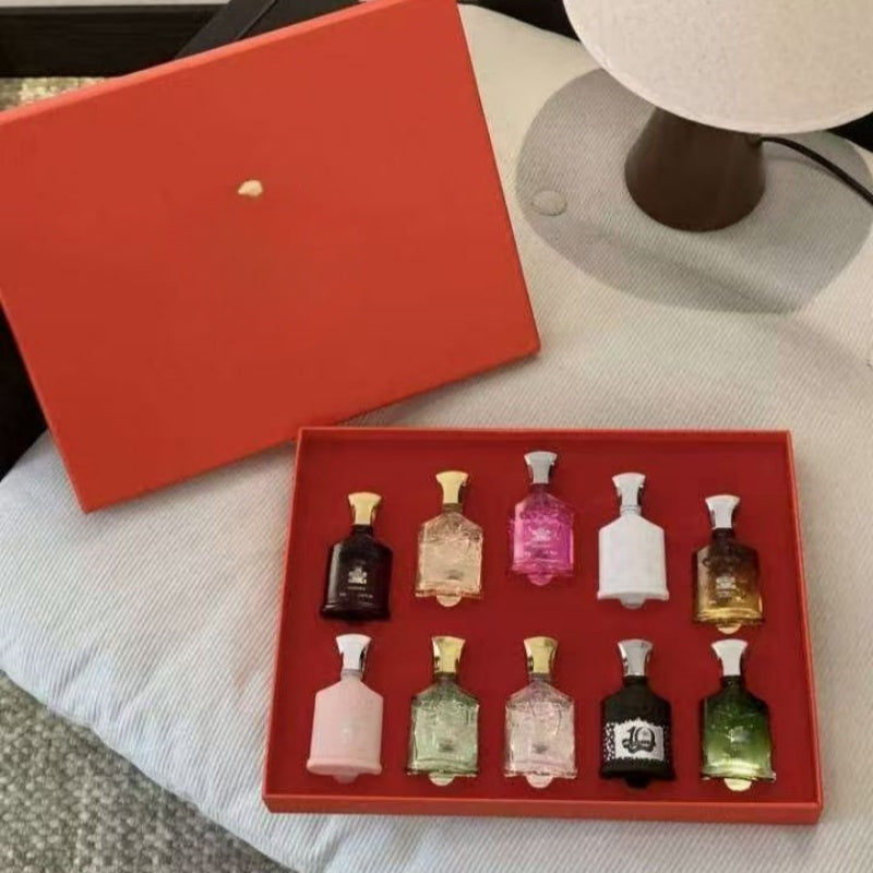 New box set Men cologne perfume 10x15ml perfume perfume High quality menperfume Cologne EDP water Long lasting fragrance Body spray Christmas gift F