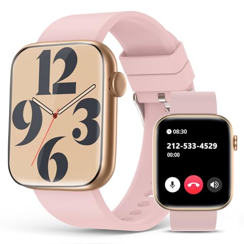 Smart Watch for Women (Answer-Make Calls), 1.9" HD Full Touch Screen, Fitness Watch with Heart Rate Blood Oxygen Sleep Monitor, IP67 Waterproof Smartw