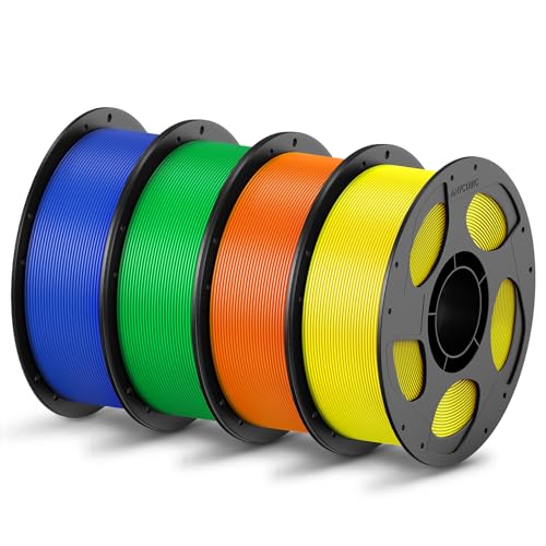 ANYCUBIC PLA+ 3D Printer Filament 1.75mm, High Toughness 3D Printing Filament, Accuracy +-- 0.02mm, Print with FDM 3D Printers, 2 Pack 1KG Reusable Sp
