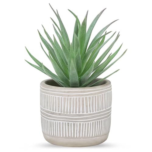 Der Rose Fake Succulents Plants Artificial Succulents in Pots for Room Home Bathroom Bedroom Office Boho Decor 1