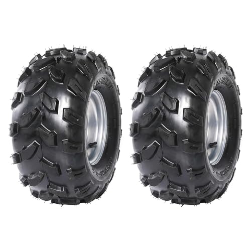 Garvee 18x7-8 ATV Tires, 4PR All Terrain 18x7-8 TL QD109 ATV UTV Trail Sand Mud Off-Road Tires (Pack of 2, Tubeless)