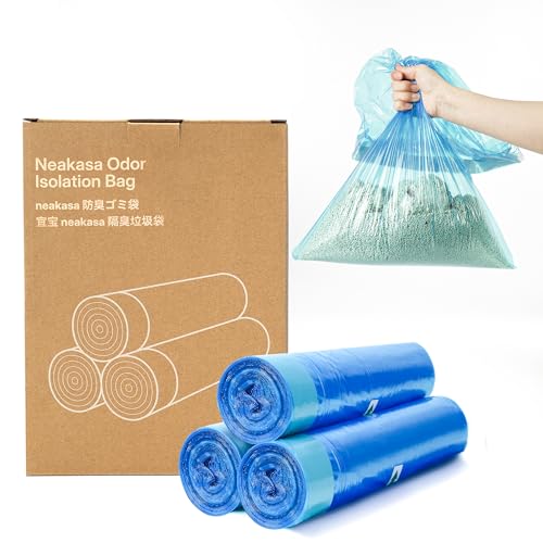 Neakasa XXL Refill Bags for Cat Litter Bin, 7-Layer EVOH Odor Control with Good Sealing Function, 48pcs for Up to 12-Month Supply
