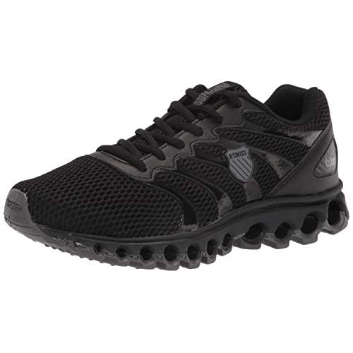 K-Swiss Men's Tubes 200 Training Shoe Black-Charcoal 9.5