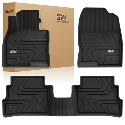 3W Floor Mats Compatible for Mazda CX-5 2017-2025 TPE All Weather Floor Liners for Mazda CX5 Accessories Lifespan 10 Years+ Custom Fit Car mats for 1s
