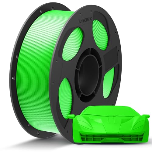 ANYCUBIC PLA+ 3D Printer Filament 1.75mm, High Toughness 3D Printing Filament, Dimensional Accuracy +-- 0.02mm, Print with FDM 3D Printers, Intelligen