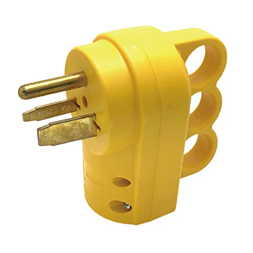 Sintron NEMA 6-30P-6-50P Straight Blade Plug, Interchangeable Blades, for Air Conditioners, Kitchen Equipment, and Arc Welder, 125-250 Volt 30-50 Amp