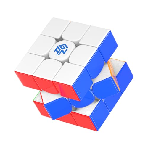 GAN 15 Maglev Speed Cube 3x3, GAN Magnetic Cube Perfectly Combines Weight, Magnet and Structure, 58.6g Ultra-Lightweight, Brain Teasers Puzzle Cube fo