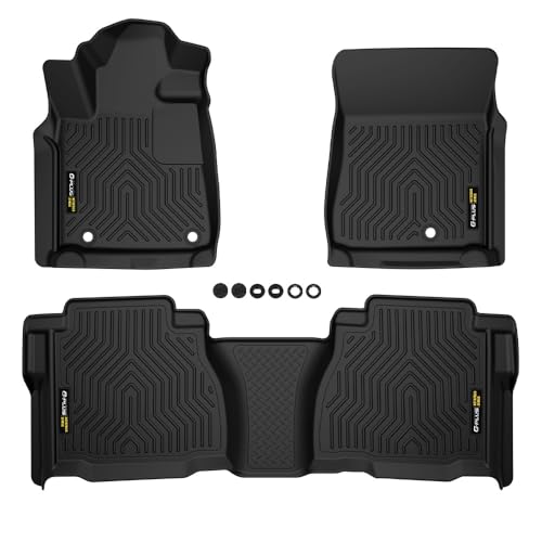 G-PLUS TPE Floor Mats Cargo Liners,Compatible with 2007-2011 Toyota Tundra Double-CrewMax Cab Pickup,All Weather Full Cover Protection Floor Liner Fro