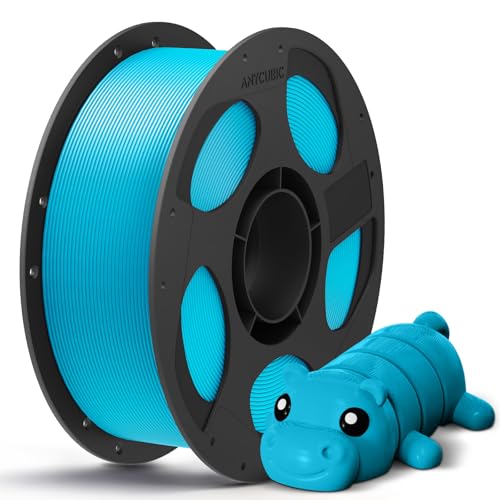 ANYCUBIC PLA+ 3D Printer Filament 1.75mm, High Toughness 3D Printing Filament, Dimensional Accuracy +-- 0.02mm, Print with Most FDM 3D Printers, 1KG R