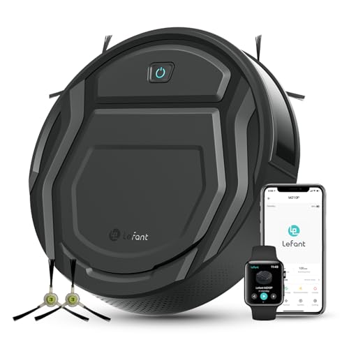 Lefant Robot Vacuum Cleaner M210 Pro,Slim,Quiet,2200Pa Suction,120 Min Self-Charging Robotic Vacuums, Freemove 3.0,WiFi-APP-Alexa,6 Cleaning Modes Ide