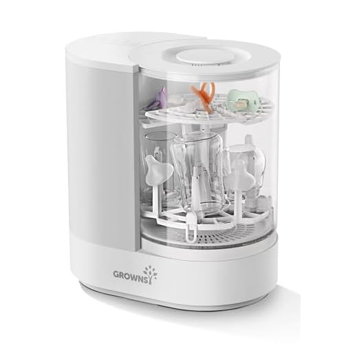 Baby Bottle Washer Pro, Sterilizer & Dryer for Easy Cleaning - Bottle Washing Machine for All Bottles, Pump Parts & Baby Gear - Save Time & Effort, Gr