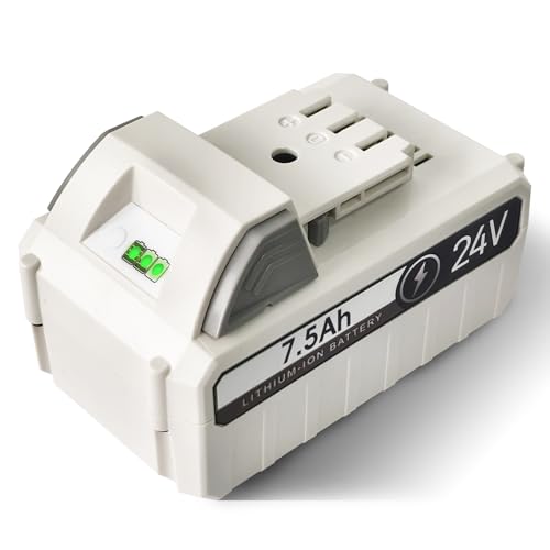CPY 7.5Ah 24V Battery Replacement for Sun Joe Tools Compatible with Cordless Power Tools 24v Lithium Batteries 24VBATLTW 24VBATLTE 24VBATLT 24VBAT 24V
