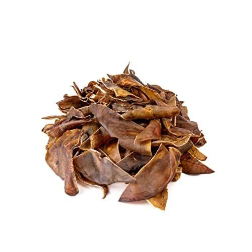 Mighty Paw Half Pig Ears for Dogs - All Natural, Single Ingredient Treats. Better Than Rawhide Pet Snacks for Small and Large-Medium Pets. Pigs Ear Do