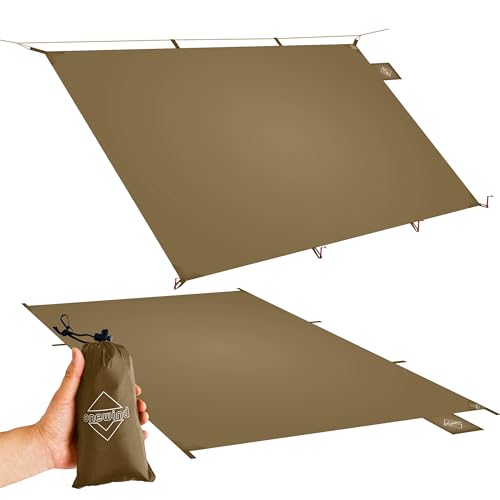 onewind Tent Footprint, Ultralight Camping Tarp Tent 4000mm Waterproof Rate PU Coating, 98" *55" Small Tarp Ground Sheet for Backpacking Hiking Campin