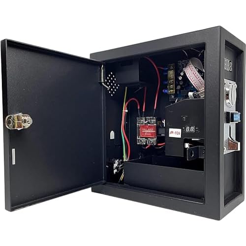 Sintron ST-002 110V Coin Operated Timer Control Power Box for Electronic Device Vending Machine, Gaming Machines, Massage Chairs, Shoe Polishers, Wash