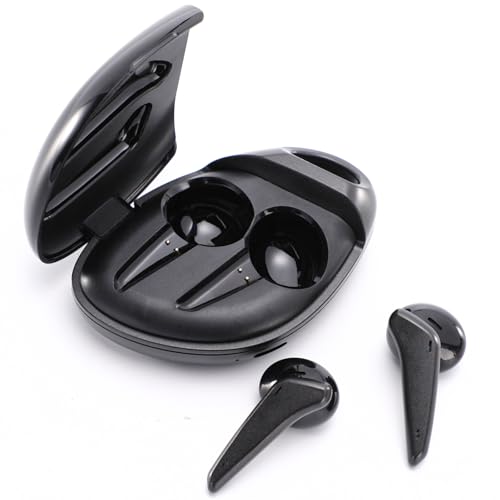 VlogerWave Wireless Earbuds Bluetooth Headphones with Active Noise Cancellation, 8H Playtime, for Music, Movies, Games, Commuting, Black