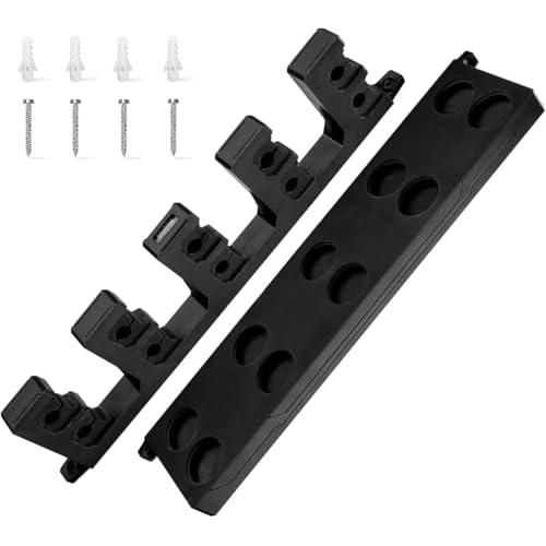 Booms Fishing Rod Holder for Garage: Wall Mount Fishing Pole Holders for Garage | Fishing Rod Rack Holds Up to 10 Rods, Vertical-Horizontal-Ceiling Fi