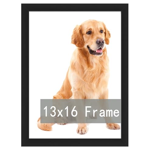 RUN HELIX 13x16 Picture Frames, Photos Frame with Plexiglass, Wall Gallery Photo Frames, Horizontal and Vertical for Wall Mounting, Home Office Decora