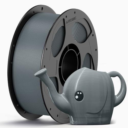 ANYCUBIC PETG Filament 1.75mm, 3D Printer Filament, Dimensional Accuracy +-- 0.02mm, Exceptional Toughness, Print with FDM 3D Printers, Intelligent Id