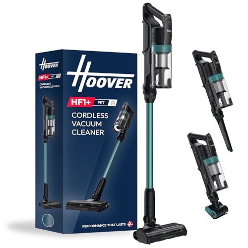 Hoover HF1 Plus Pet Cordless Stick Vacuum Cleaner with Anti Hair Wrap, Turbo Suction Mode, Up to 45min Runtime, with Motorised Pet Tool, Multi-Floor N