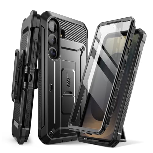 SUPCASE for Samsung Galaxy S25 FE Case with Stand & Belt-Clip (Unicorn Beetle Pro), [Built-in Screen Protector] [Military-Grade Protection] Heavy Duty