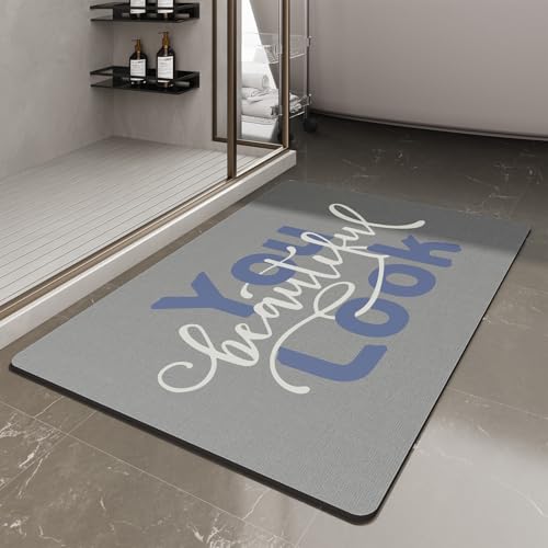 MontVoo-Bath Mat-Bathroom Mat Rug Non Slip Super Absorbent Stain Resistant Quick Dry Thin Bathroom Rug-Bath Mats for Bathroom Floor Bathtub Vanity-24