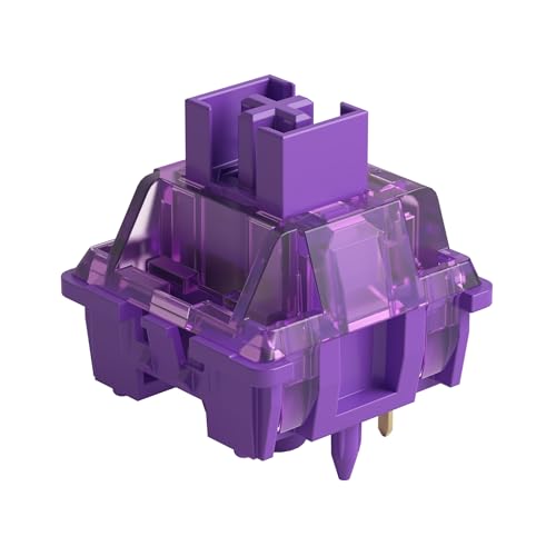 Akko V3 Pro Violett Schalter für Gaming-Tastatur, taktile Schalter, 5-Pin 40gf, staubdichter Schaft, MX Key Switch für mechanische Gaming-Tastatur-D
