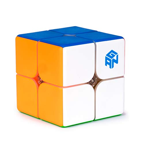 GAN 249 V2, 2x2 Speed Cube Gans Mini Cube Puzzle Toy 2x2x2 Magic Cube 49mm (Stickerless) 2 x 2