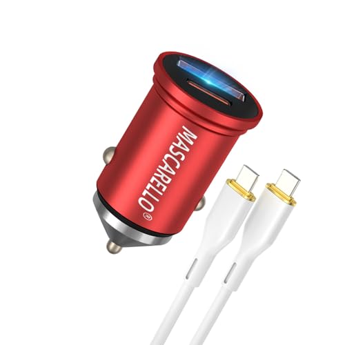 COMLZD Car Charger 40W USB C Fast Charging Adapter Compatible iPhone, Type C Car Charger with Cigarette Lighter Plug, Automobile Chargers for Cell Pho
