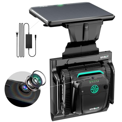 S2 Solar Vision Robotic Pool Vacuum Cleaner, AI Vision, Smart Auto Parking & Dual Charging, Enhanced Scheduled Cleaning, Area Cleaning, 3D Adsorption