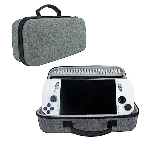 Hounyoln Travel Case for ASUS ROG Ally 7" 120Hz Gaming Handheld & its Accessories,Design with Stand-Shock-Proof, Anti-Slip & Scratch Fit ROG Ally (Gre